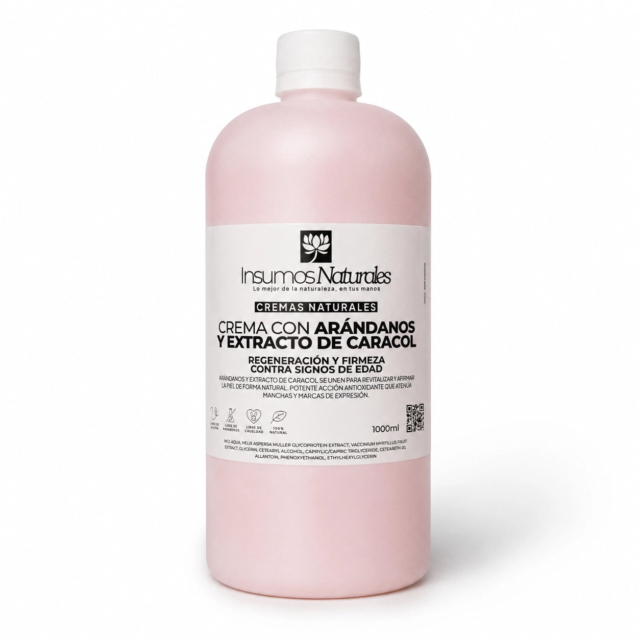 Crema Con Arándanos Y Extracto De Caracol