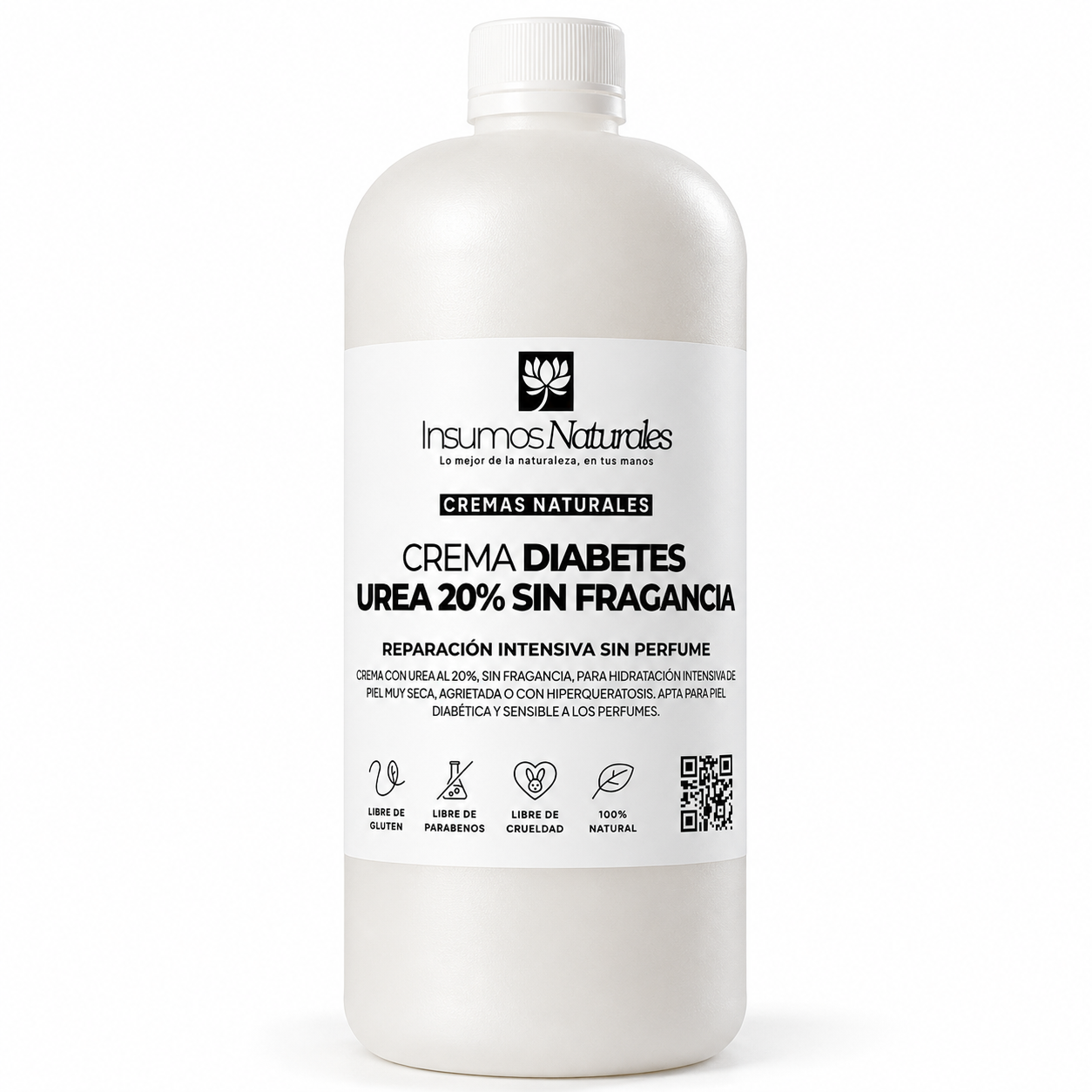 Crema Diabetes Urea 20% Sin Fragancia