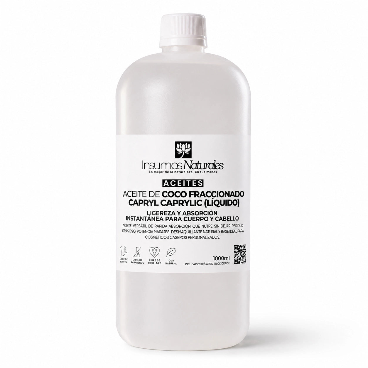 Aceite De Coco Fraccionado Capryl Caprylic (líquido)