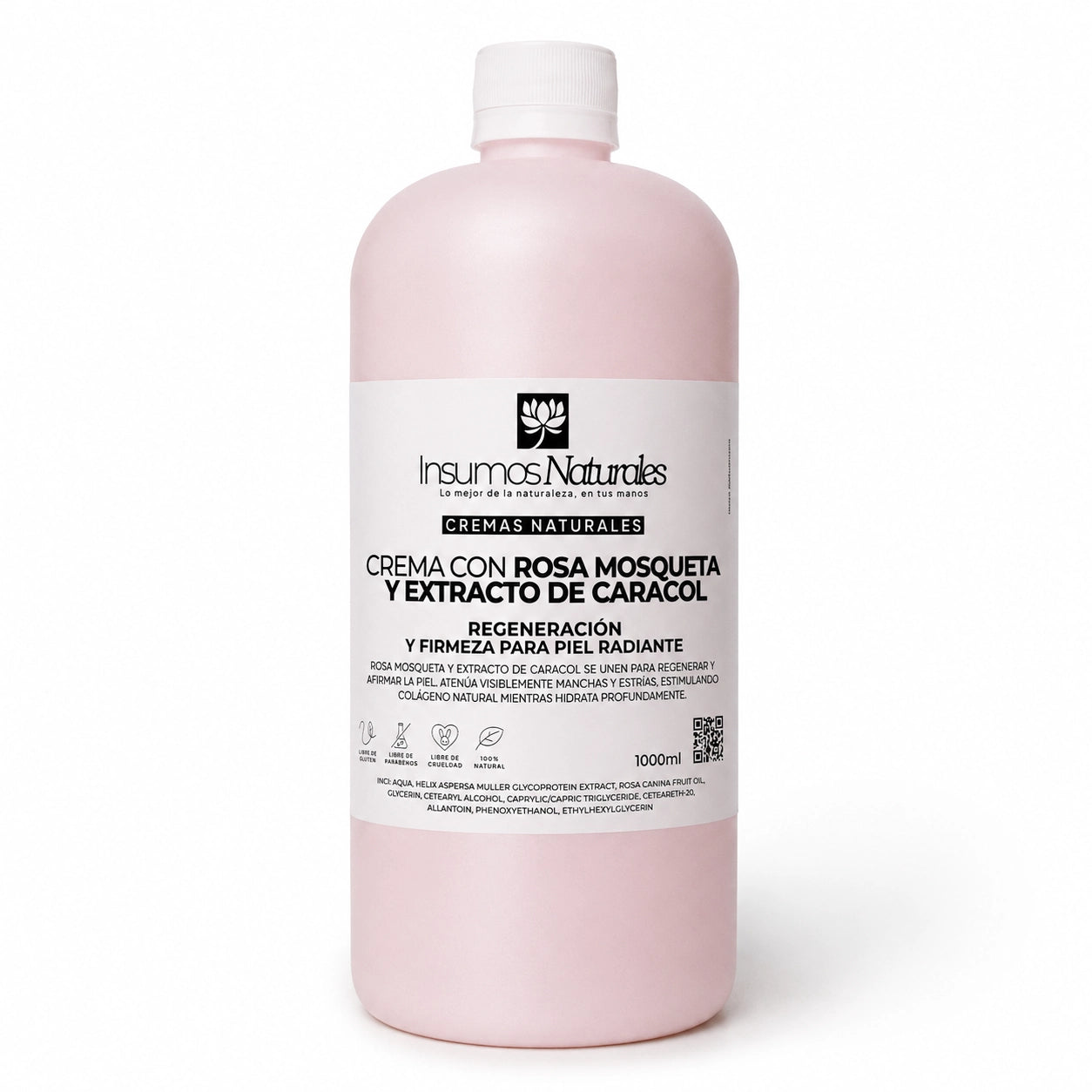 Crema Con Rosa Mosqueta Y Extracto De Caracol