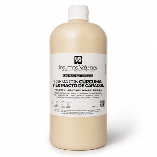 Crema Con Cúrcuma Y Extracto De Caracol