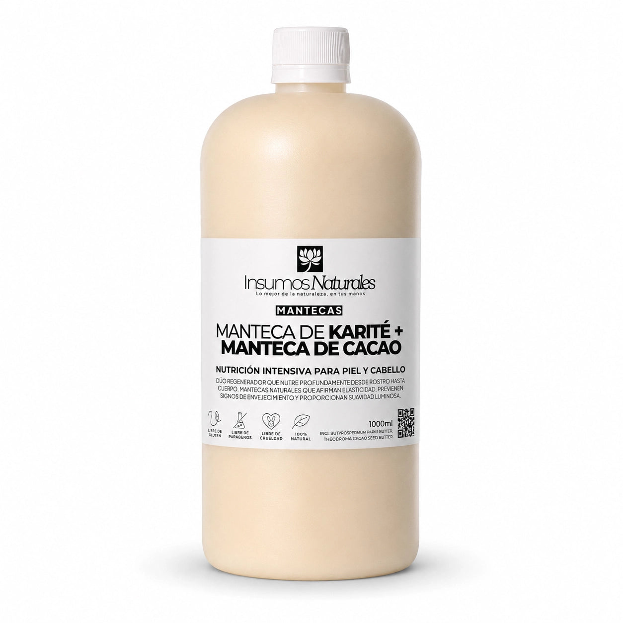 Manteca De Karité 1 Litro, más Manteca de Cacao 1 Litro